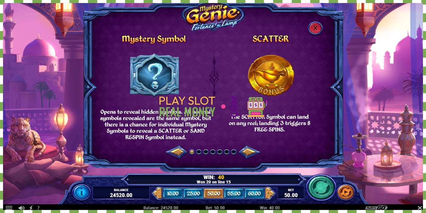 Slot Mystery Genie Fortunes of the Lamp for real money, picture - 5