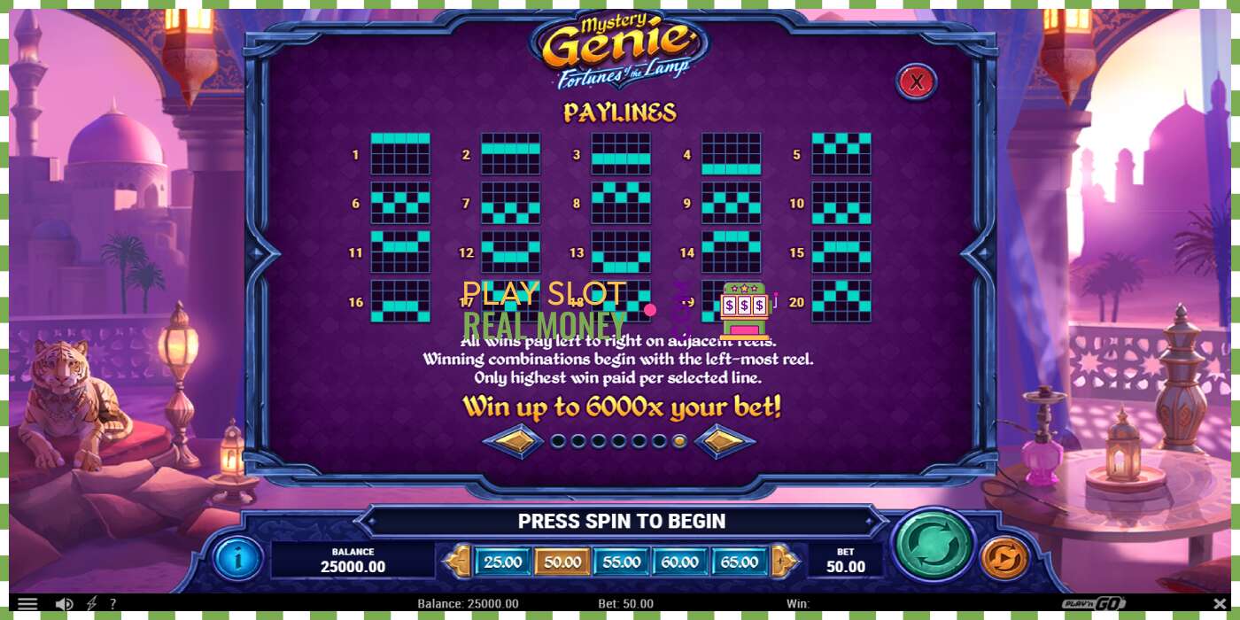 Slot Mystery Genie Fortunes of the Lamp for real money, picture - 7