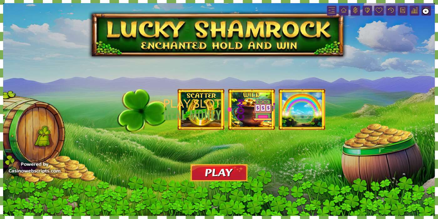 Σχισμή Lucky Shamrock - Enchanted Hold and Win για πραγματικά χρήματα, εικόνα - 1