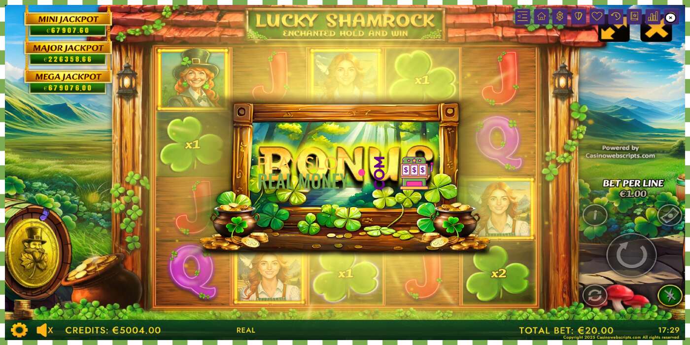 Σχισμή Lucky Shamrock - Enchanted Hold and Win για πραγματικά χρήματα, εικόνα - 3