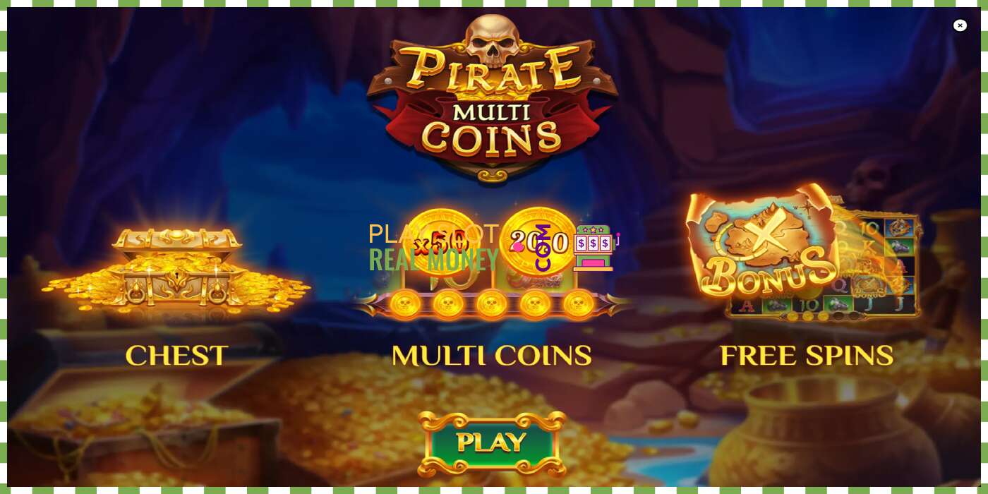 स्लॉट Pirate Multi Coins वास्तविक पैशासाठी, चित्र - 1