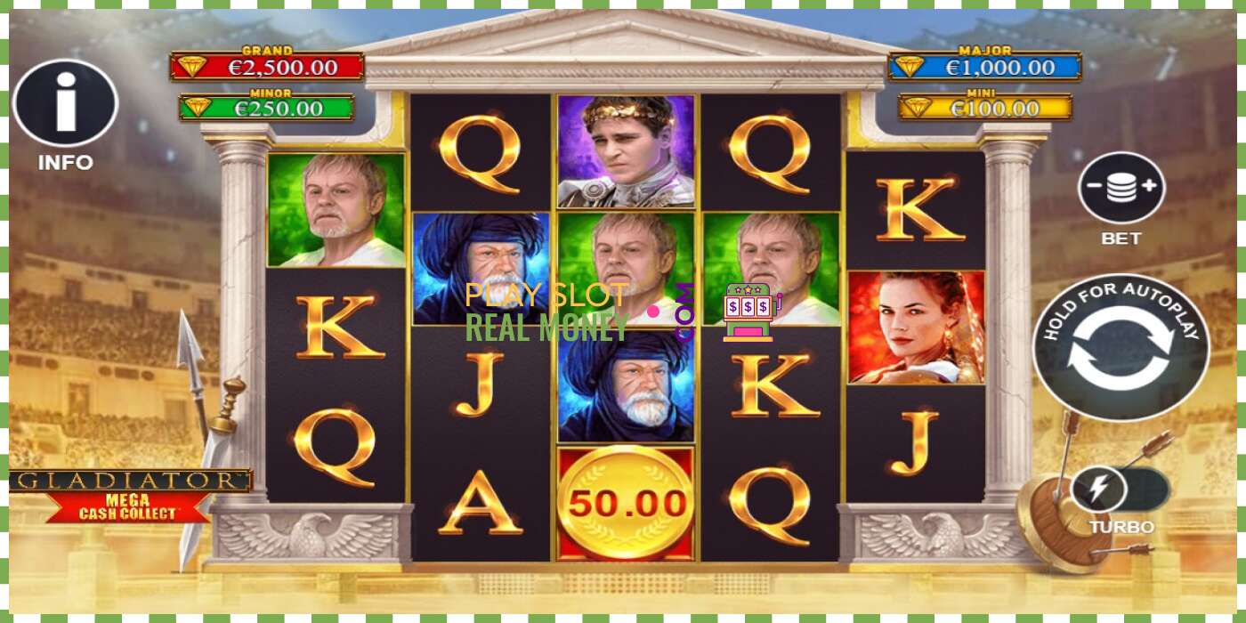 Слот Gladiator: Mega Cash Collect за истински пари, снимка - 3