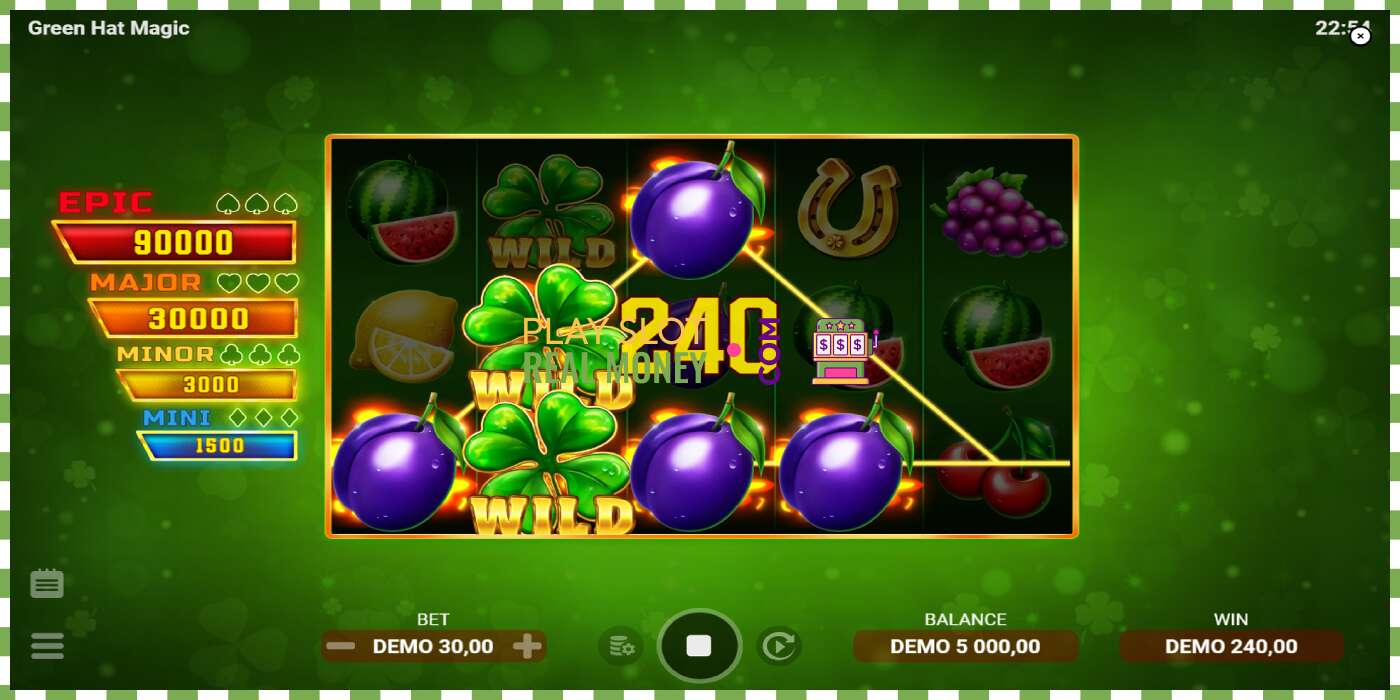 Slot Green Hat Magic pe bani reali, poza - 3