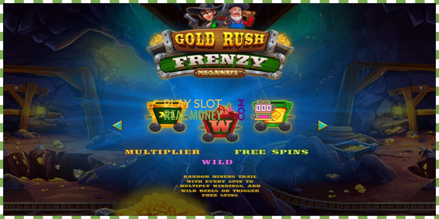 Слот Gold Rush Frenzy Megaways на реальные деньги, картинка - 1