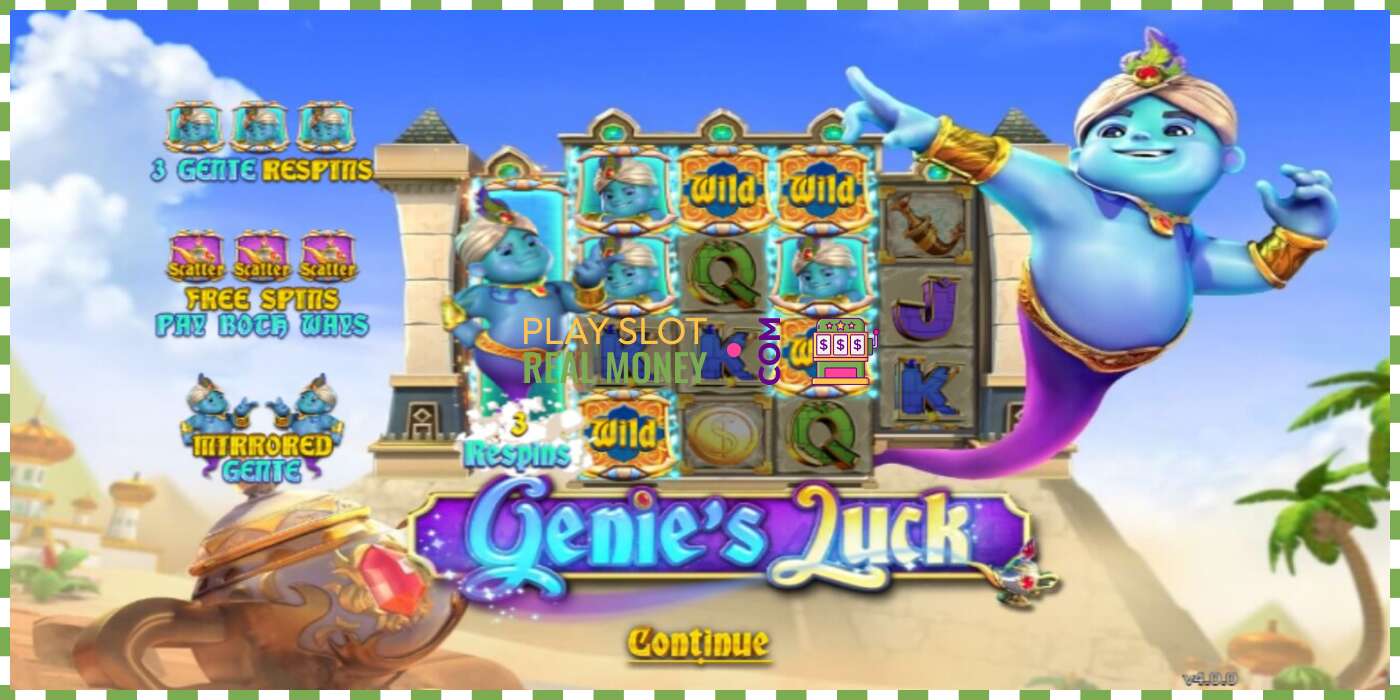 Ranura Genie’s Luck per diners reals, imatge - 1