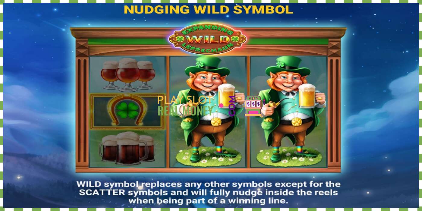 Սլոտ Expanding Wild Leprechaun իրական փողի դիմաց, նկար - 1