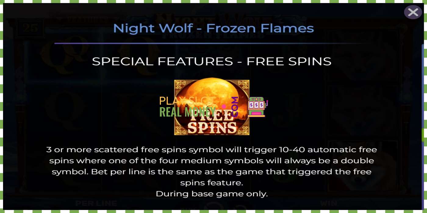 Slot Night Wolf - Frozen Flames por dinheiro real, foto - 6