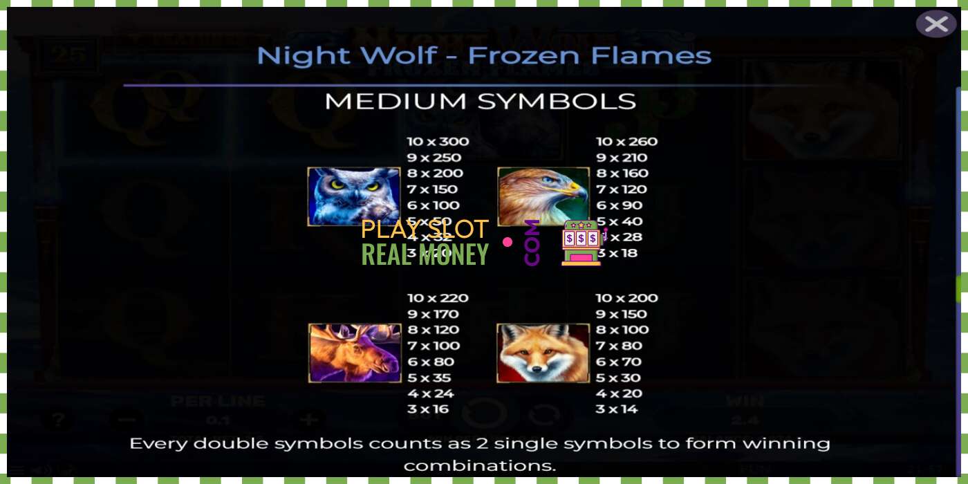 Slot Night Wolf - Frozen Flames por dinheiro real, foto - 7