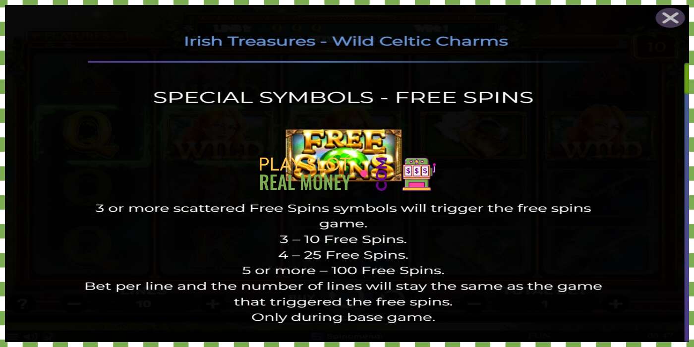 Слот Irish Treasures - Wild Celtic Charms на реальные деньги, картинка - 4