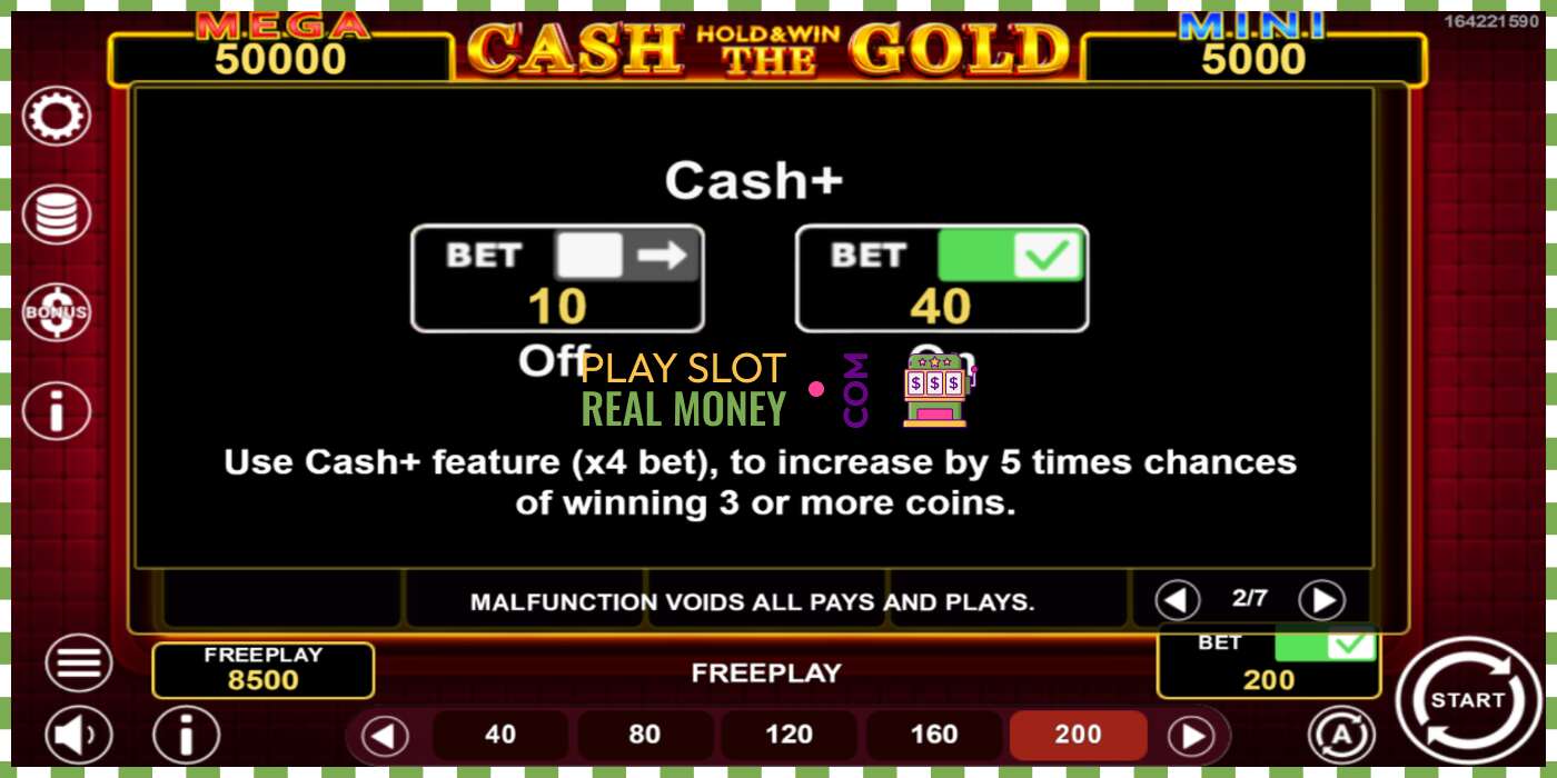 Слот Cash The Gold Hold & Win на реальные деньги, картинка - 5