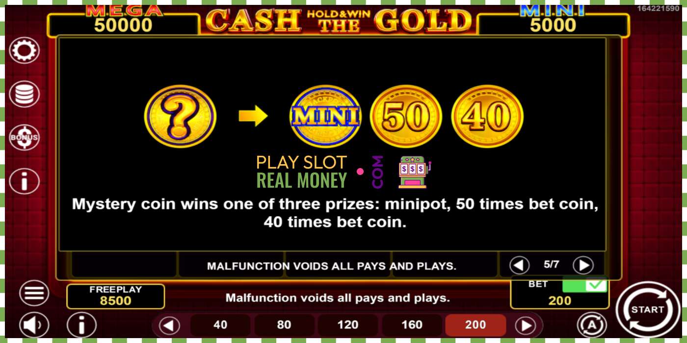 Слот Cash The Gold Hold & Win на реальные деньги, картинка - 6