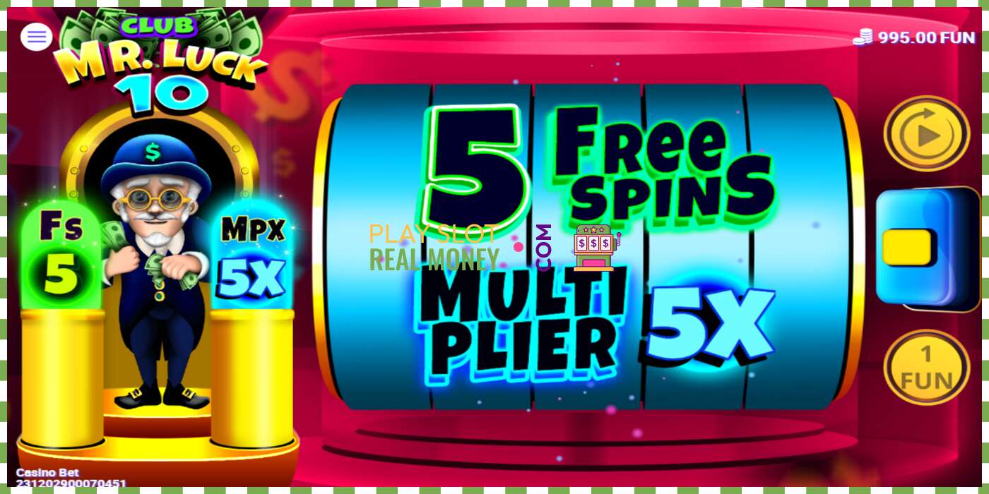 Slot Club Mr. Luck 10 za pravi novac, slika - 4