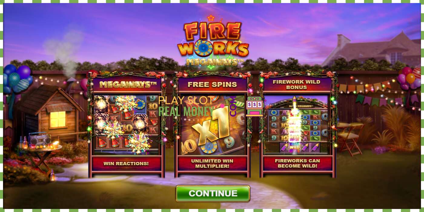 Slot Fireworks Megaways por diñeiro real, imaxe - 1