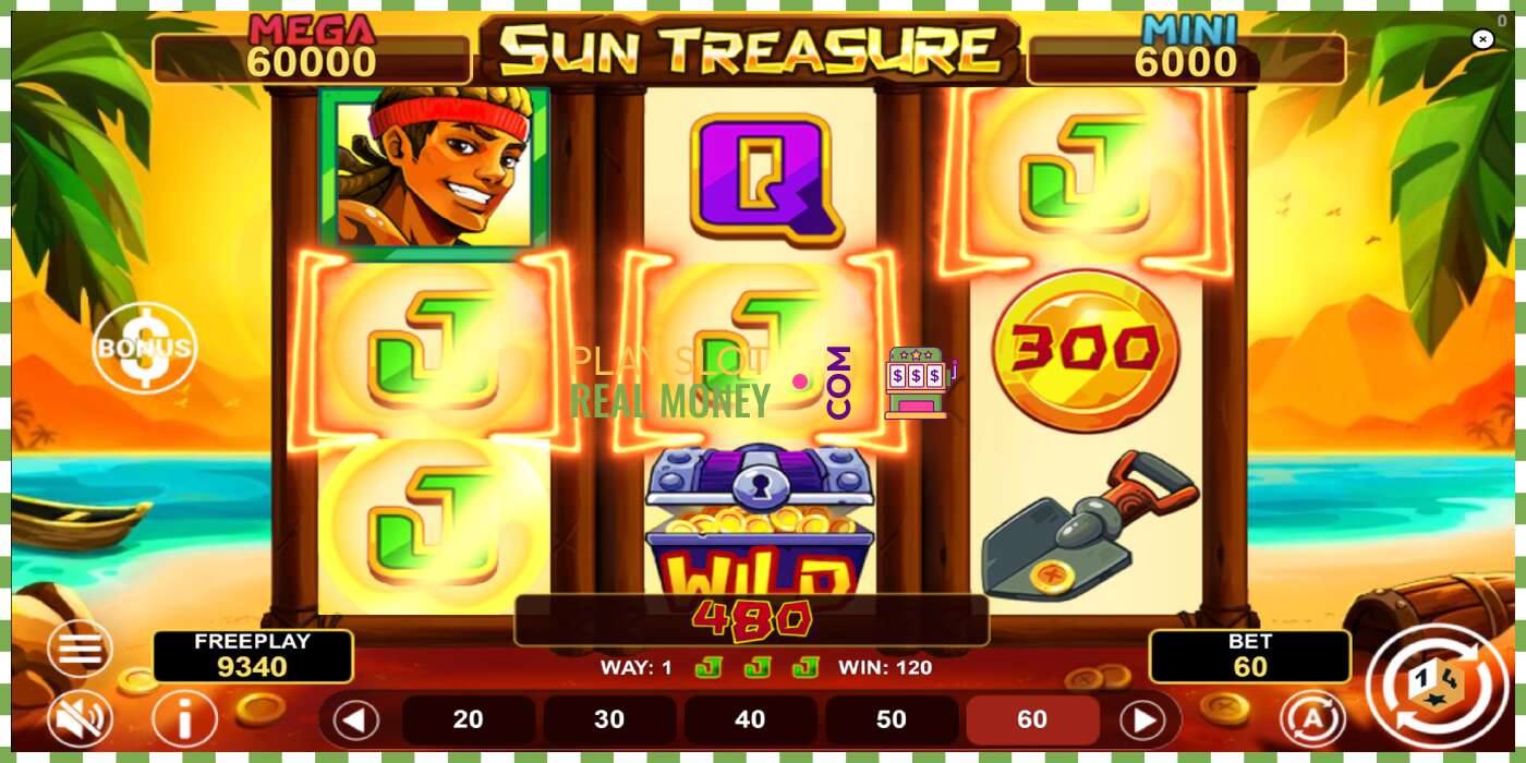 स्लॉट Sun Treasure Hold & Win वास्तविक पैशासाठी, चित्र - 3