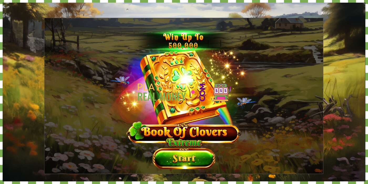 स्लॉट Book of Clovers - Extreme वास्तविक पैशासाठी, चित्र - 1