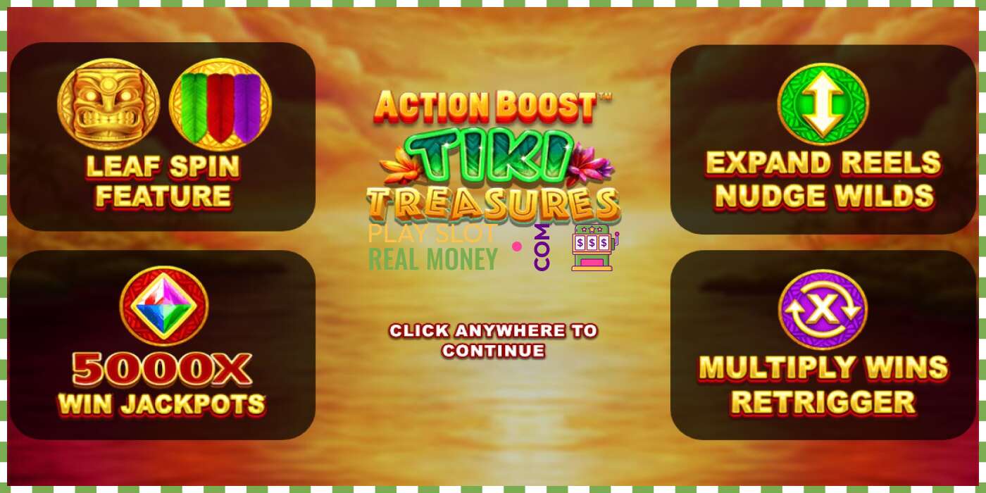 Слот Action Boost Tiki Treasures на реальные деньги, картинка - 1