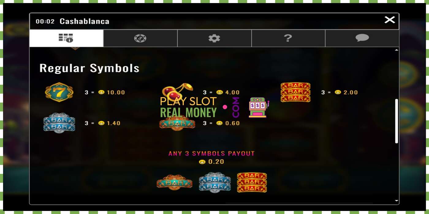 Slots Cashablanca par īstu naudu, bilde - 5