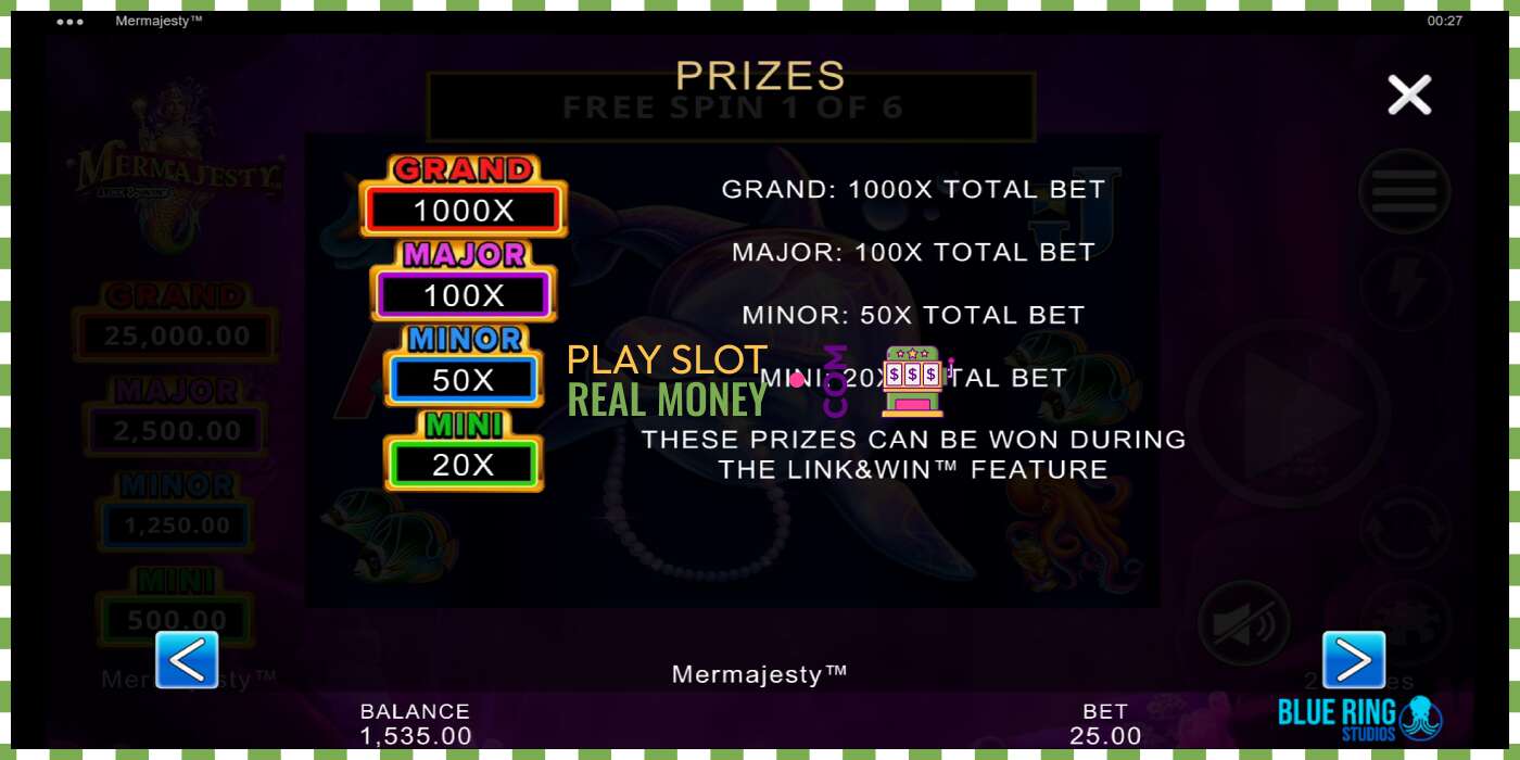 Slot Mermajesty za skutočné peniaze, obrázok - 5