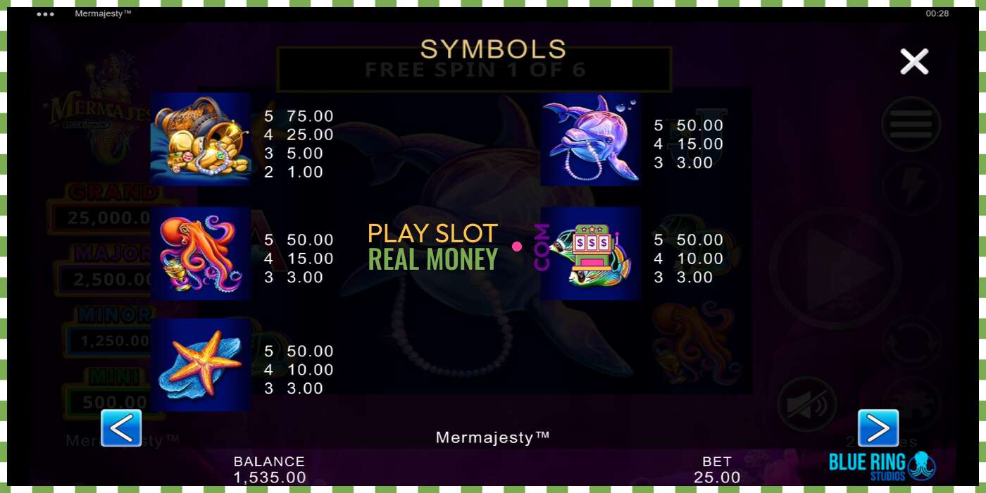 Slot Mermajesty za skutočné peniaze, obrázok - 6