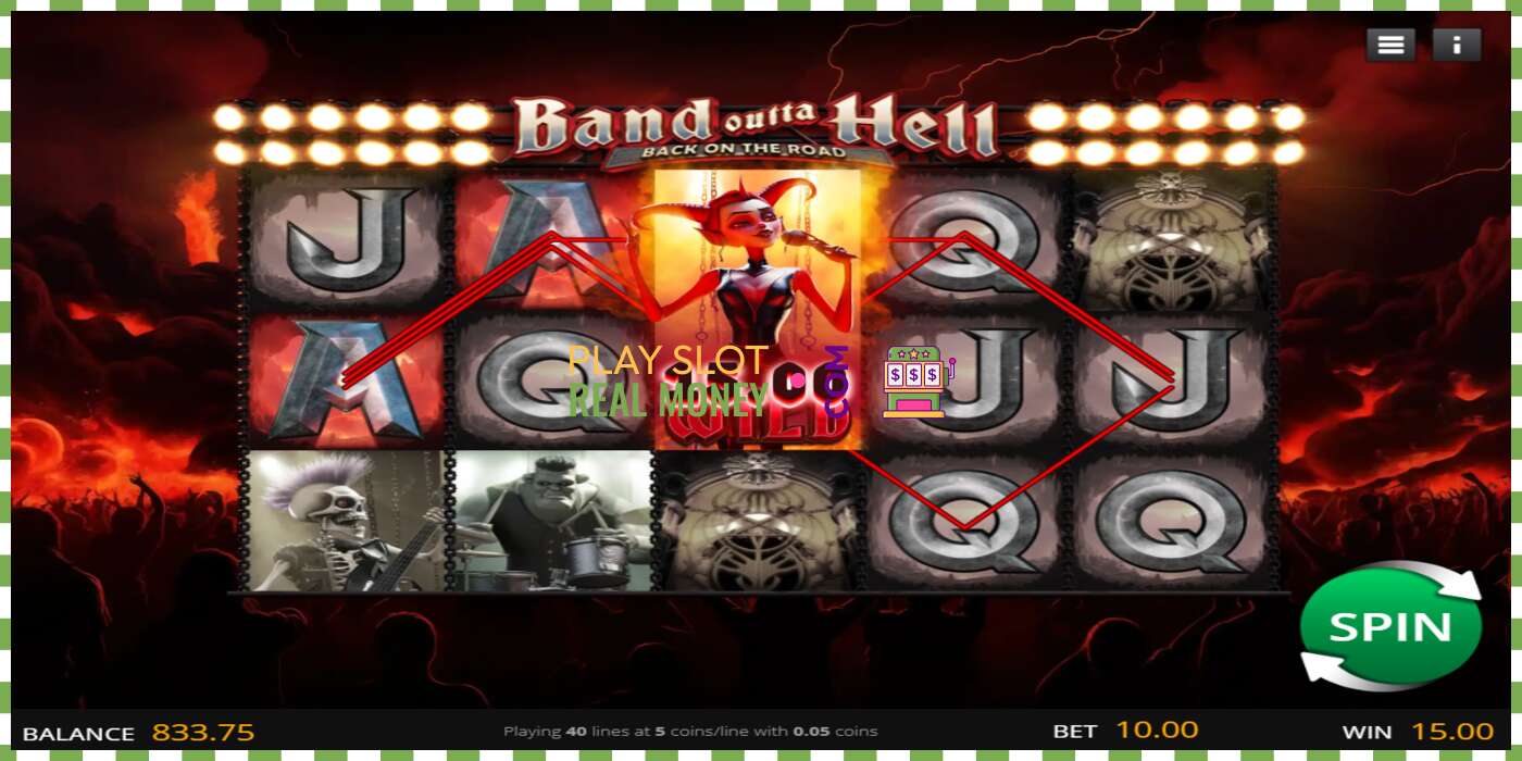 Slot Band Outta Hell - Back on the Road por diñeiro real, imaxe - 2