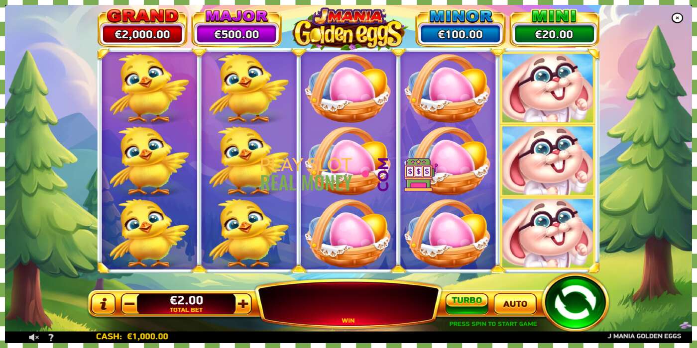 Slot J Mania Golden Eggs za skutečné peníze, obrázek - 2