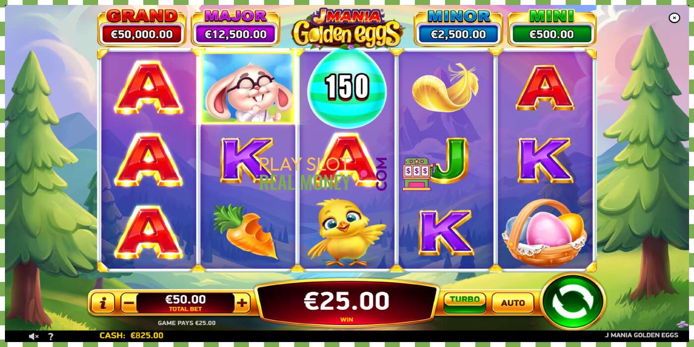 Slot J Mania Golden Eggs za skutečné peníze, obrázek - 3