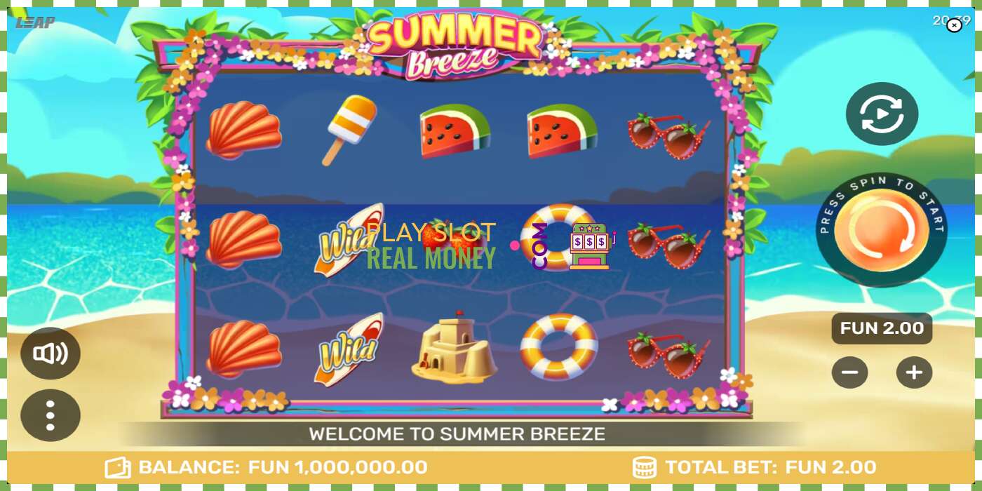 Slot Summer Breeze for real money, picture - 1