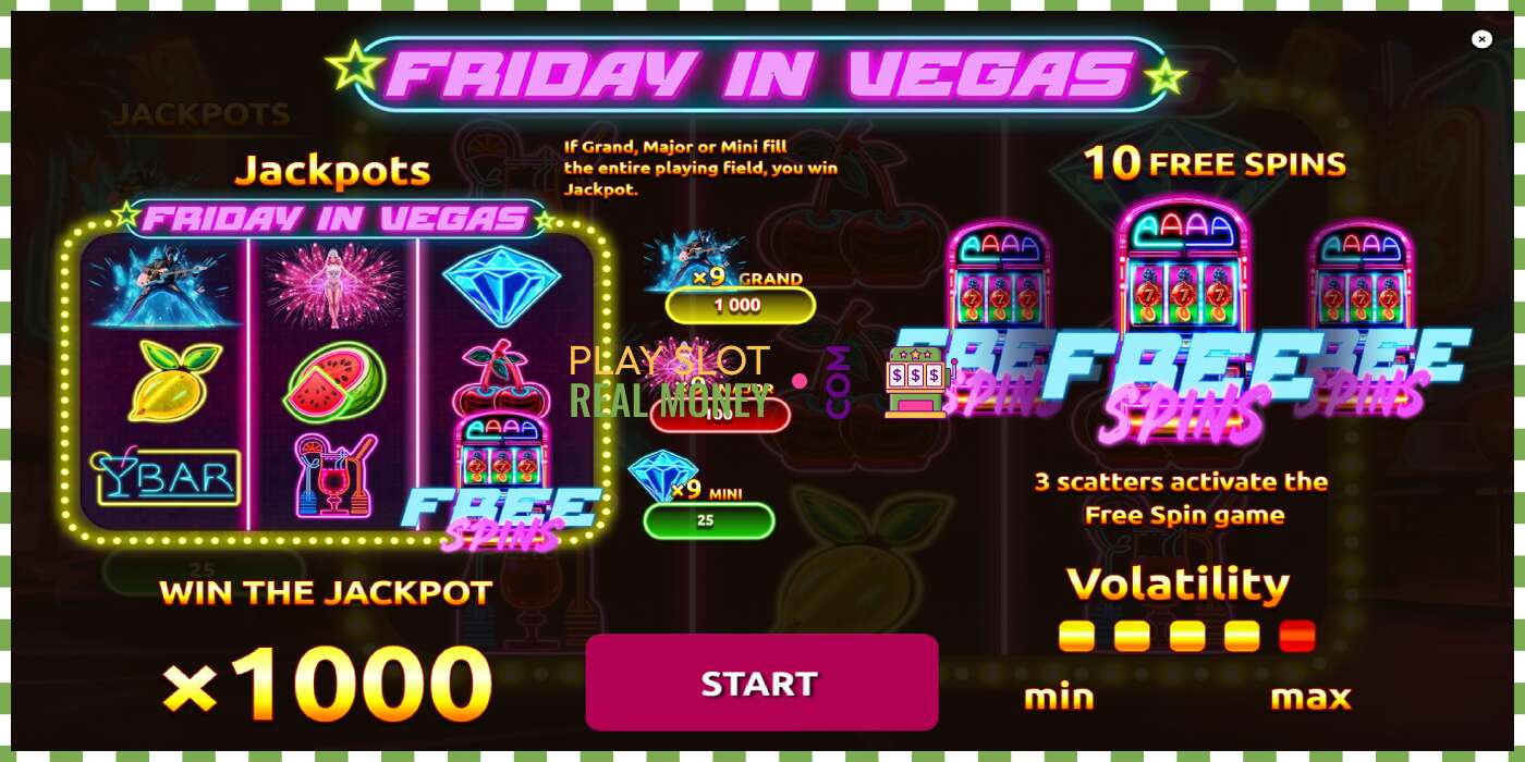 Slot Friday in Vegas por dinheiro real, foto - 1