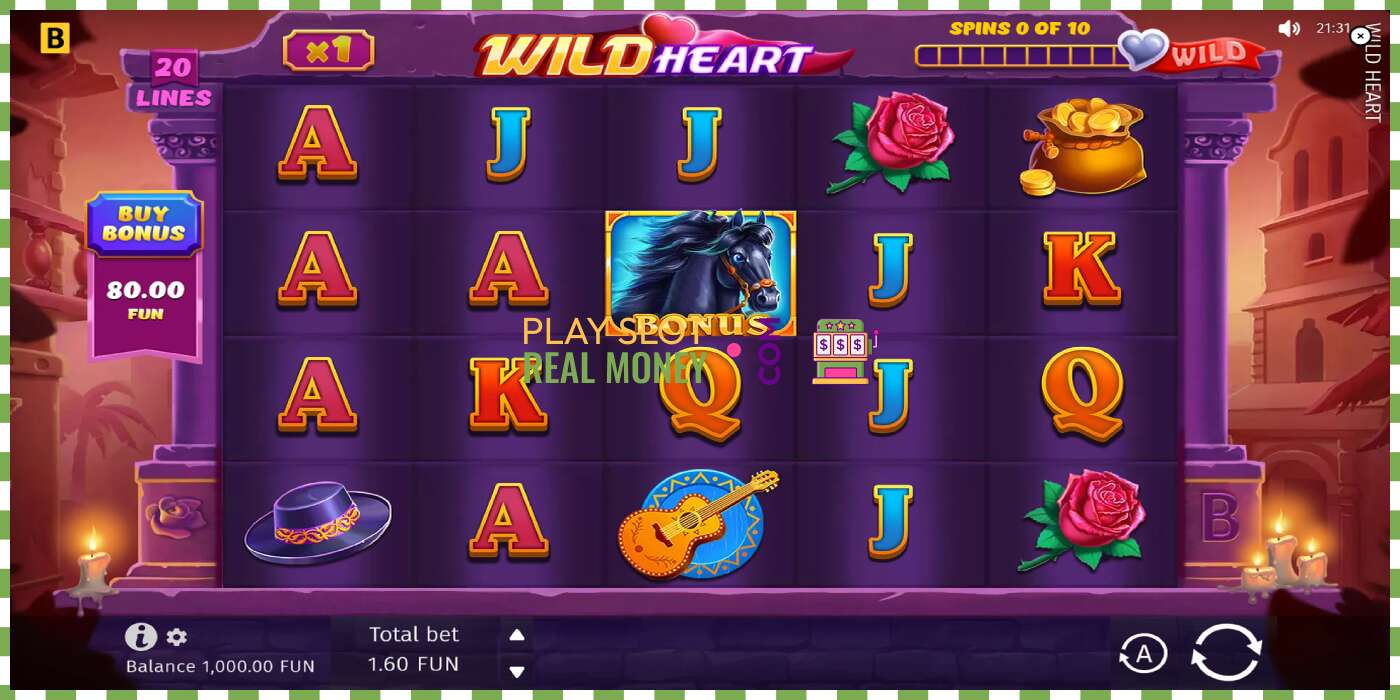 Slot Wild Heart por dinheiro real, foto - 2