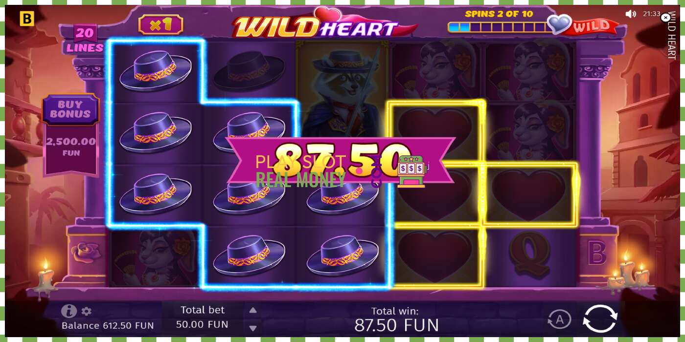 Slot Wild Heart por dinheiro real, foto - 4