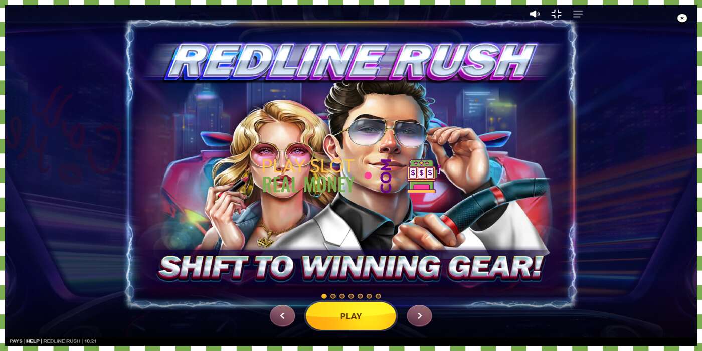 Սլոտ Redline Rush իրական փողի դիմաց, նկար - 1