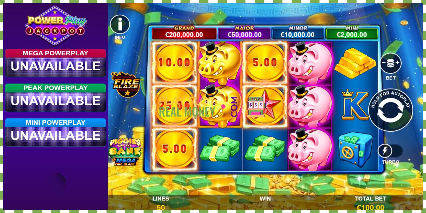 স্লট Piggies and the Bank PowerPlay Jackpot প্রকৃত অর্থের জন্য, ছবি - 2