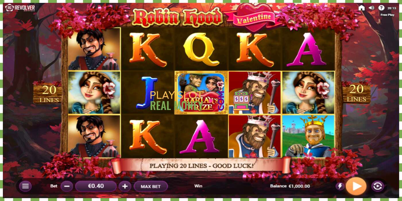 Slot Robin Hood Valentine por diñeiro real, imaxe - 2