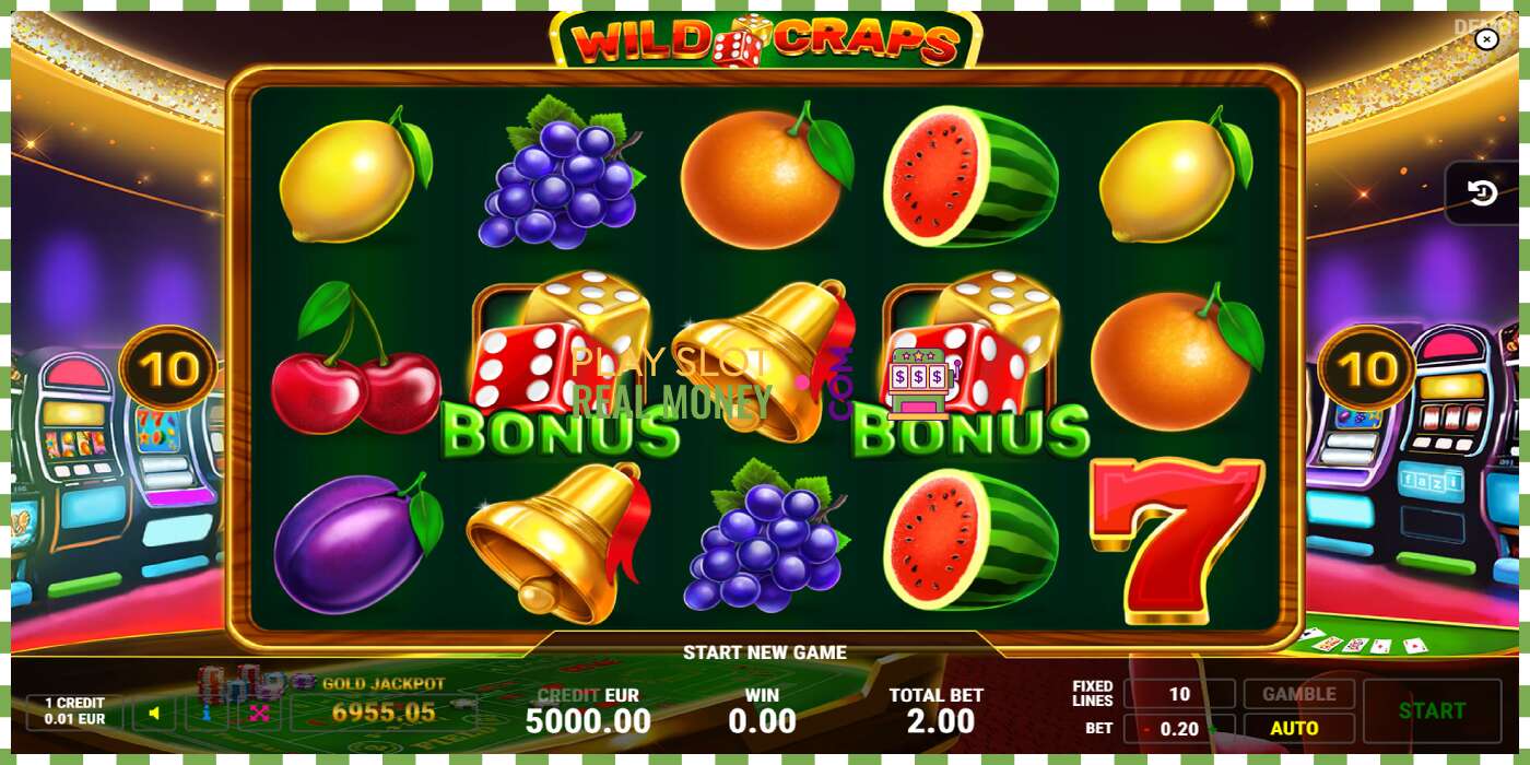 Slot Wild Craps pe bani reali, poza - 1