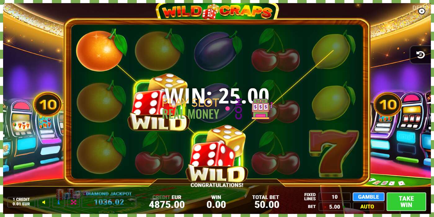 Slot Wild Craps pe bani reali, poza - 4