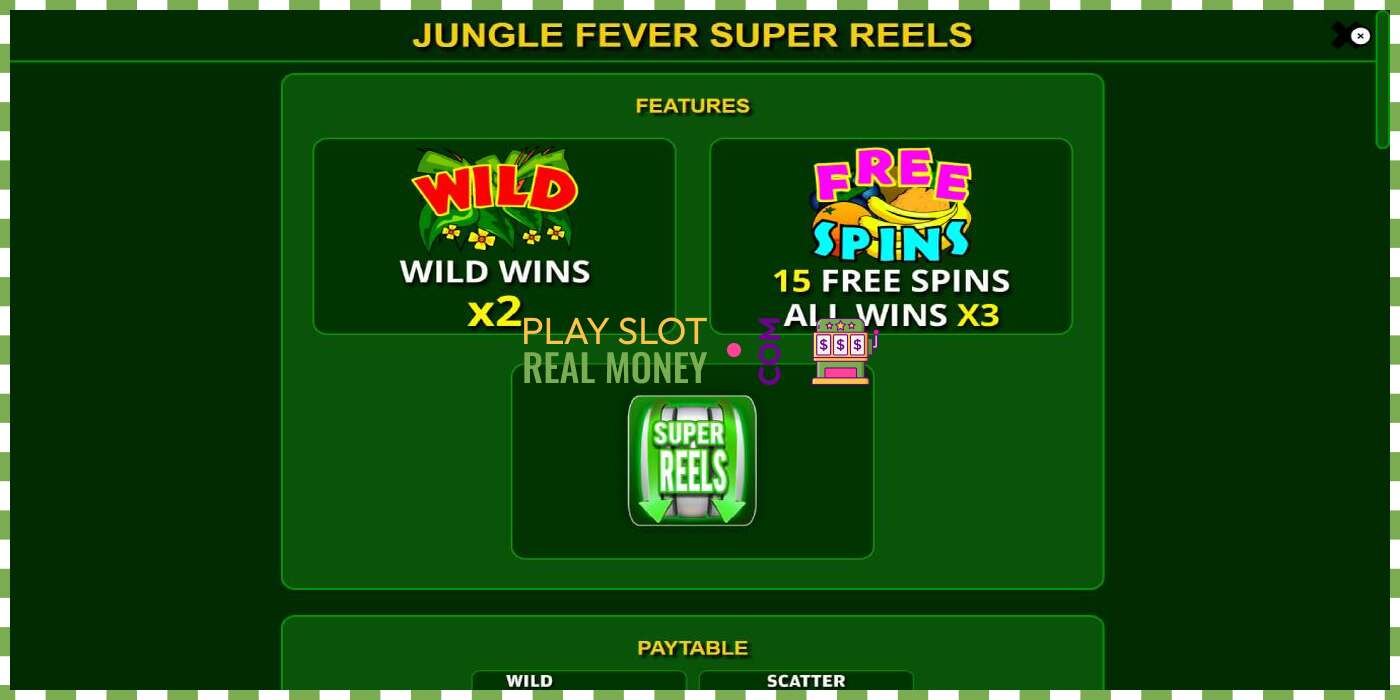 Slot Jungle Fever Super Reels por dinheiro real, foto - 5