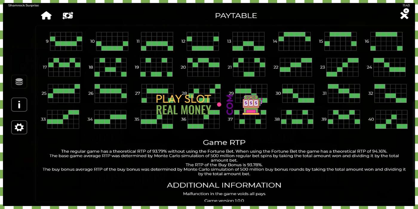 स्लॉट Shamrock Surprise वास्तविक पैशासाठी, चित्र - 7