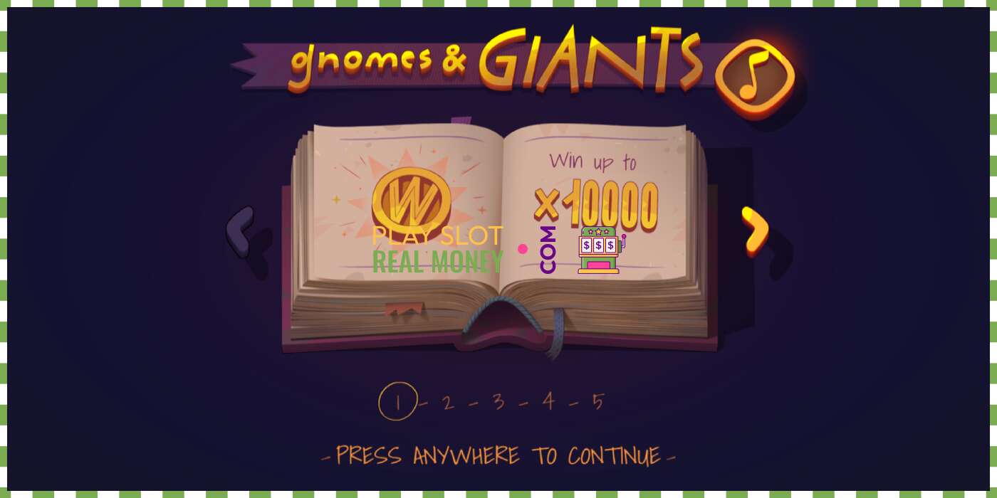 Slot Gnomes & Giants für echtes geld, bild - 1