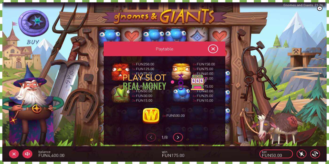 Slot Gnomes & Giants für echtes geld, bild - 5