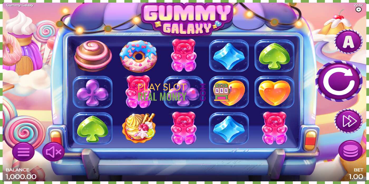 Scanalatura Gummy Galaxy per soldi veri, foto - 2