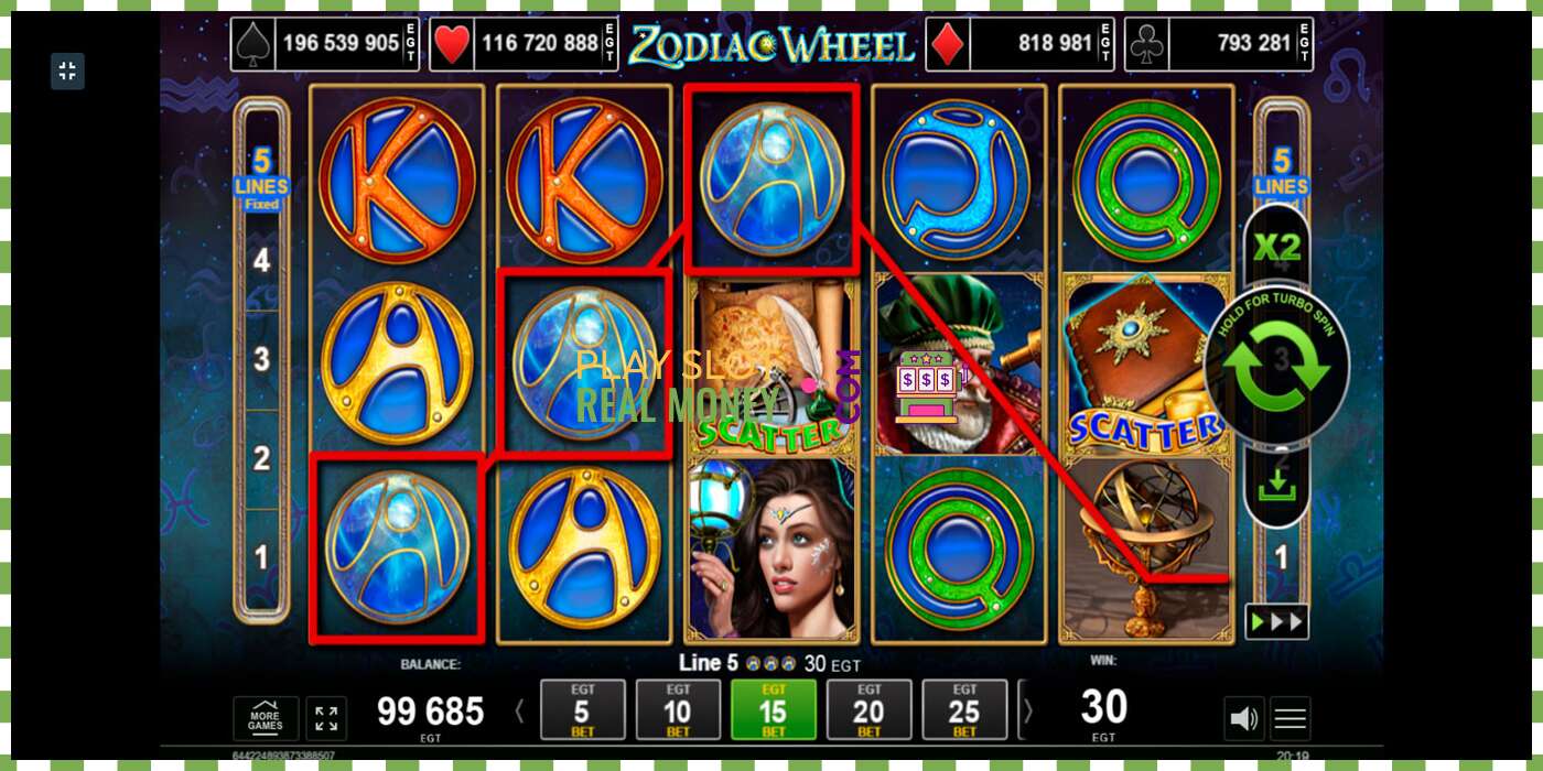 Слот Zodiac Wheel на реальные деньги, картинка - 4