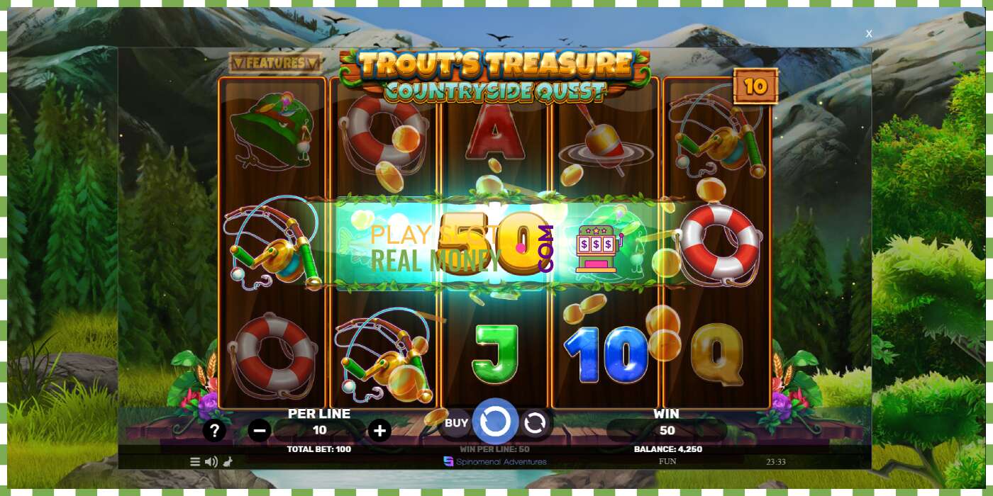 স্লট Trouts Treasure Countryside Quest প্রকৃত অর্থের জন্য, ছবি - 3