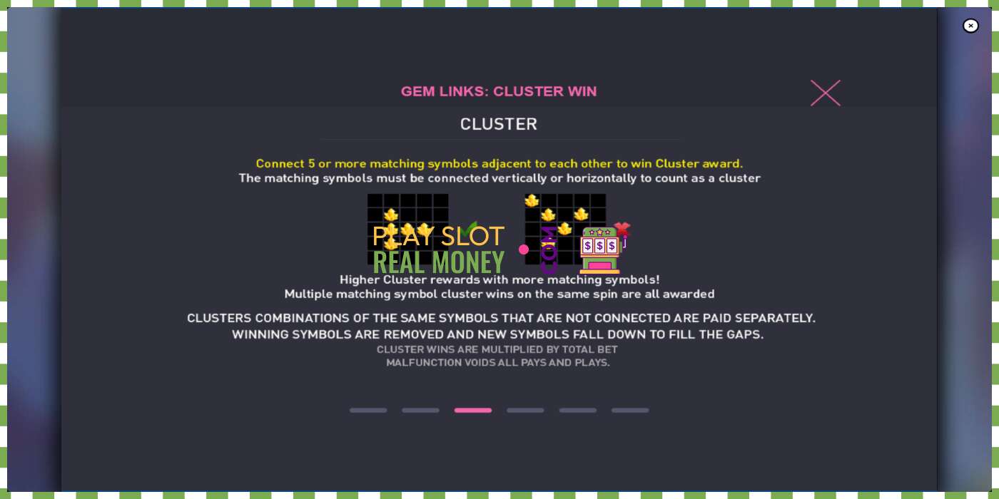 Szczelina Gem Links: Cluster Win za prawdziwe pieniądze, zdjęcie - 6