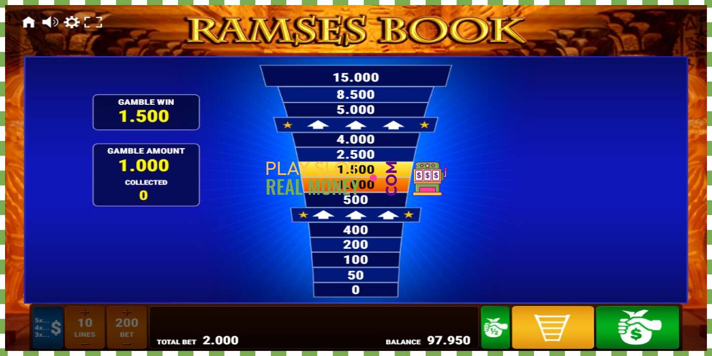 Slot Ramses Book haqiqiy pul uchun, rasm - 3