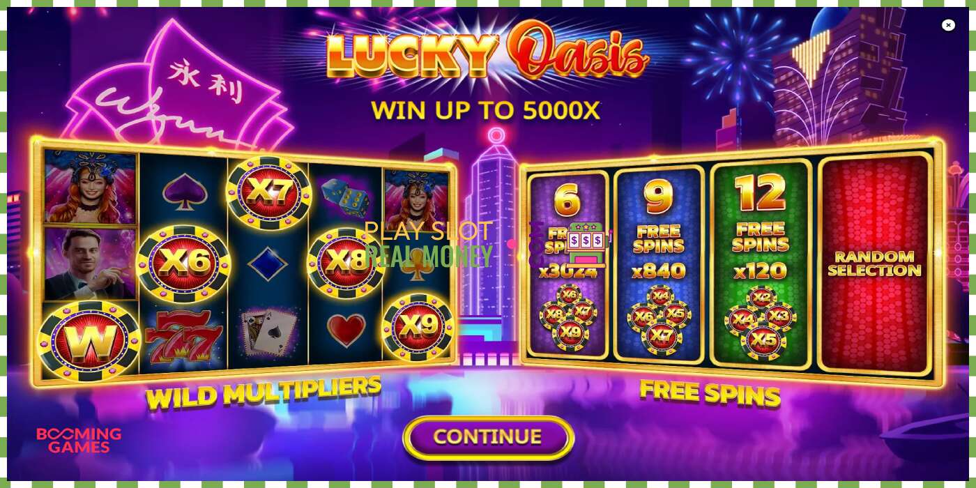 Slot Lucky Oasis por diñeiro real, imaxe - 1