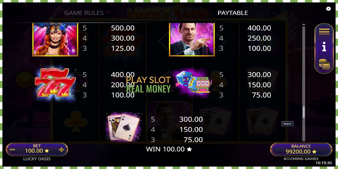 Slot Lucky Oasis for real money, picture - 6