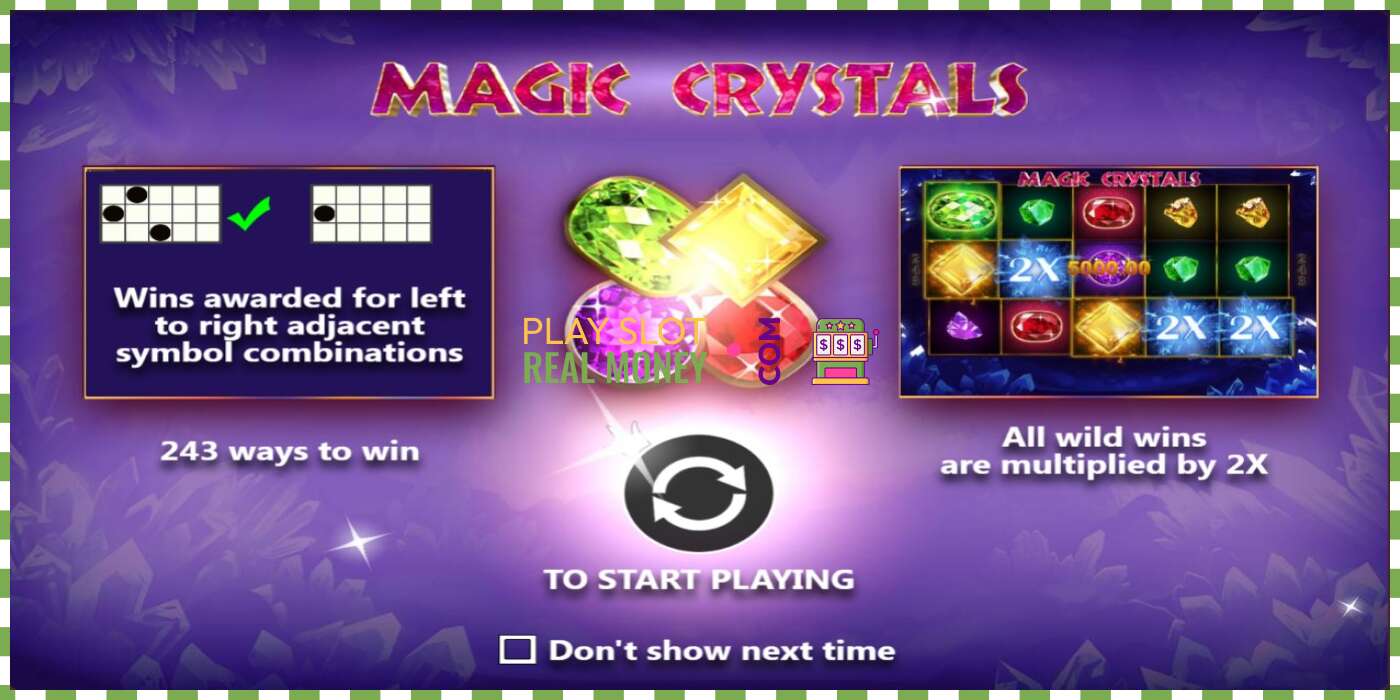 Slot Magic Crystals for rigtige penge, billede - 1