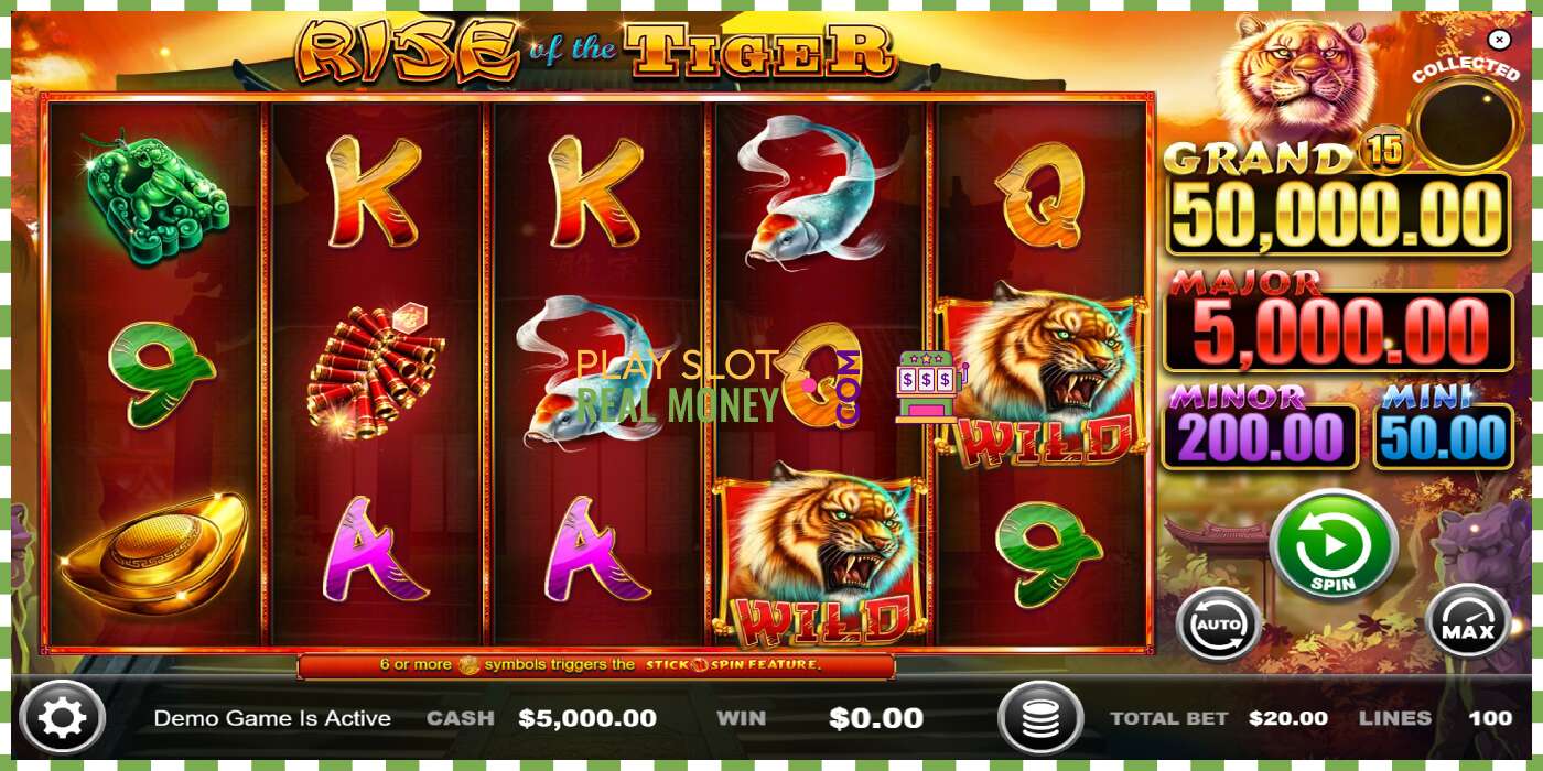 Slot Rise of the Tiger za skutočné peniaze, obrázok - 2