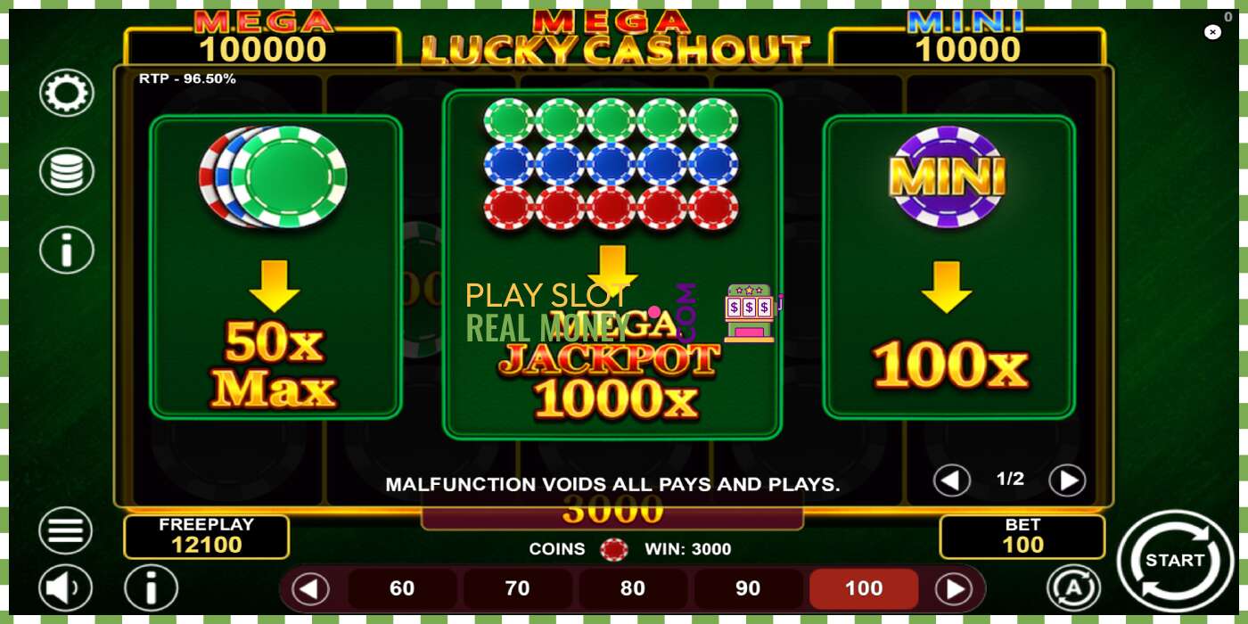 Слот Mega Lucky Cashout на реальные деньги, картинка - 5