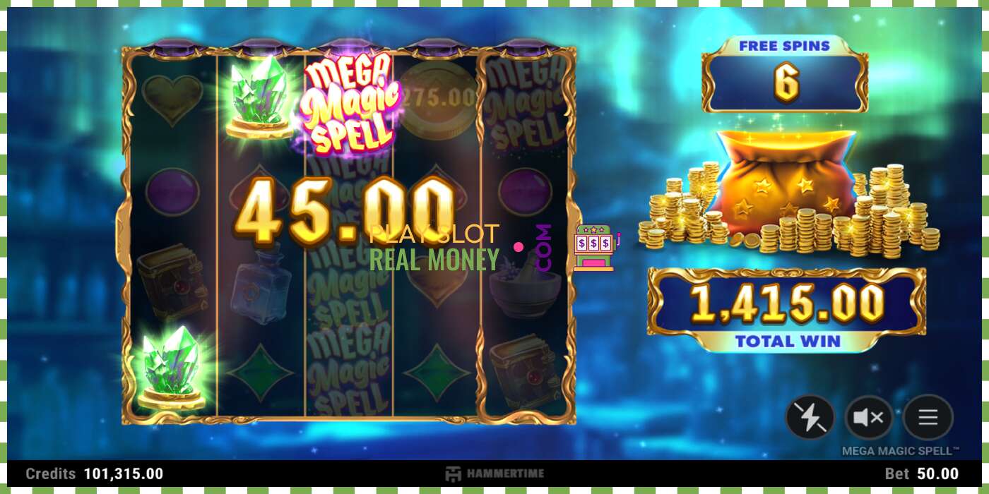 Slots Mega Magic Spell par īstu naudu, bilde - 4